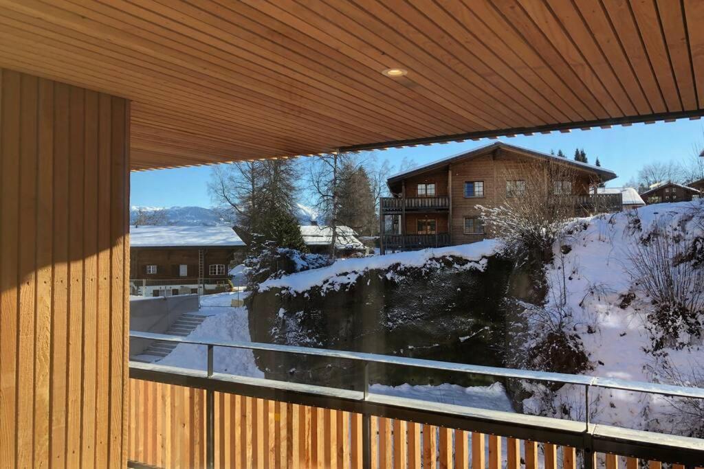 Beautiful Sunny New 1 Bed Apt Flims Exterior foto